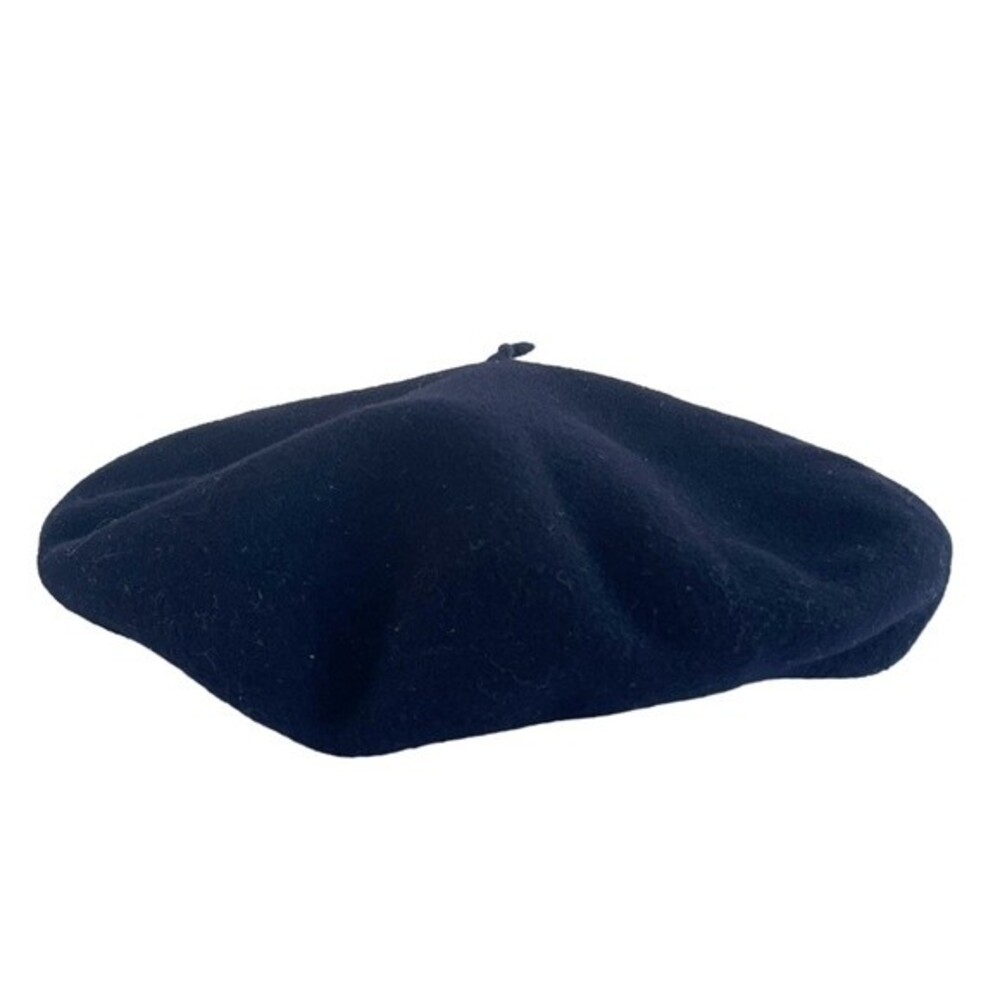 Bearn Authentic French Beret Black Wool Parisian Classic Cap Preppy Hat Cap